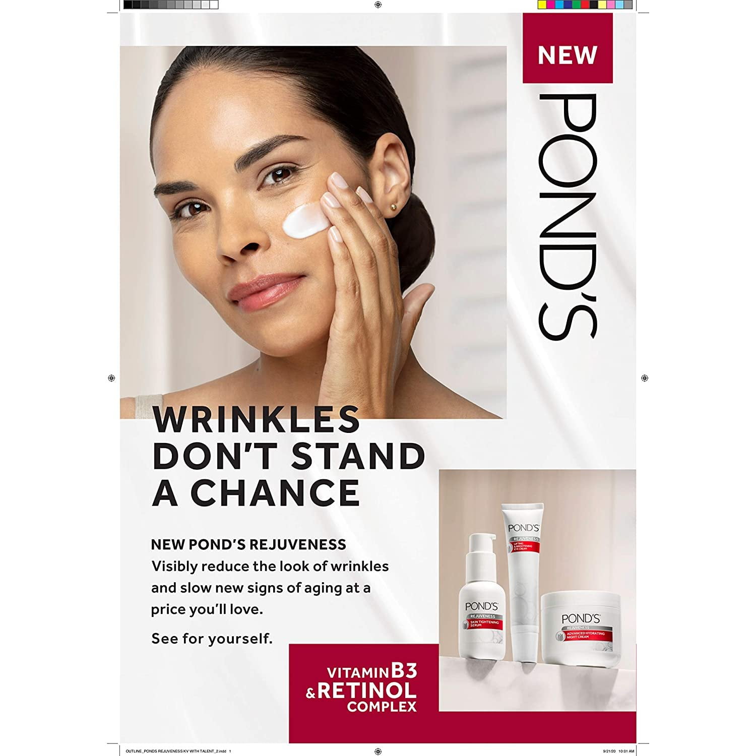 Pond's Skin Tightening Serum Rejuveness Face Serum 1.7 Oz