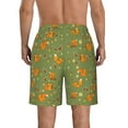 thumbnail image 3 of Naloa Squirrel And Nuts Men's Beach Shorts, Surfing shorts, Swim trunks, Quick Dry Swim Trunks for Surfing Beach Fun - Large, 3 of 9