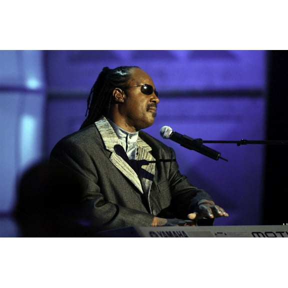 Stevie Wonder performing Photo Print (10 x 8)