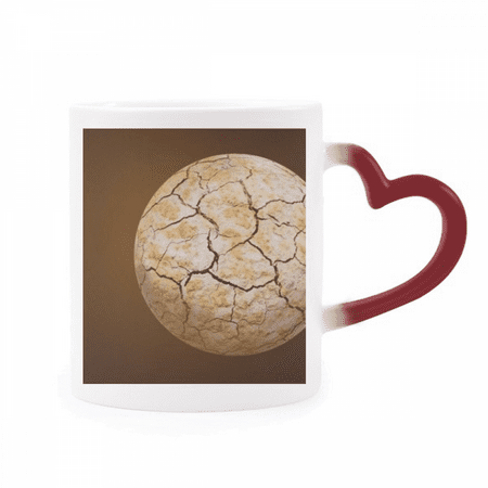 

Dry Planet Stars Dark Night Sky Heat Sensitive Mug Red Color Changing Stoneware Cup