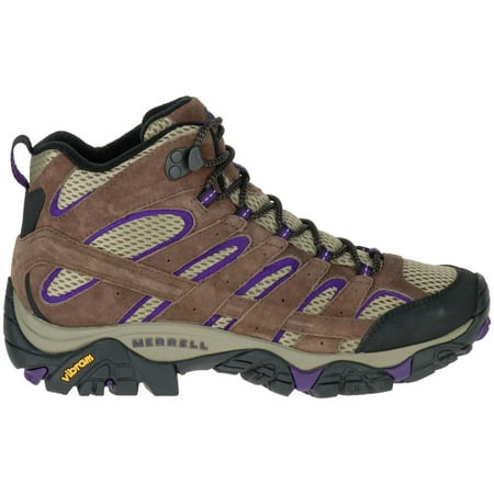 Merrell Women's Moab 2 Ventilator Mid Hiking Boots (Bracken/Purple,