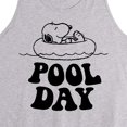 thumbnail image 2 of Peanuts - Snoopy's Pool Day - Men's Jersey Tank Top, 2 of 5