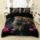 thumbnail image 3 of Lujoso juego de cama Dierenprint con cama de matrimonio - 3 unidades, 3 of 9