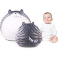 thumbnail image 4 of Almohada de peluche de gato gordito de 29 cm, lindo gatito de peluche grande y suave, adorable almohada de abrazo, animales de peluche blandos de anime, juguete divertido Kawaii, regalo de cumpleaños JAMW Sencillez, 4 of 4