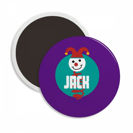 

happy halloween jack round ceracs fridge magnet keepsake decoration