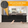 thumbnail image 2 of 177-Inch Wide Retractable Guardrail Door, 34-Inch Tall Retractable Gate with Spacious Pet Door, Adjustable Mount & Automatic Safety Lock, Easy Installation Kit Included, 2 of 10
