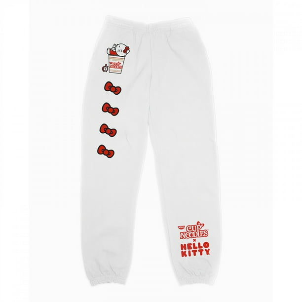 Hello Kitty x Cup Noodles Cute Bow Joggers-Medium 