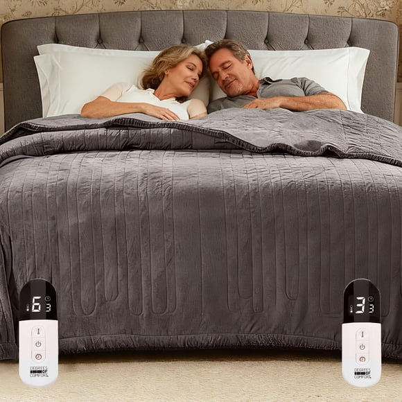 Manta eléctrica Degrees of Comfort King Grey Microplush