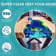 Bond Craftor Deep Pour Epoxy Resin Kit, High Gloss Mirror Finish Resin for Crafts & Home Projects, 3 gal