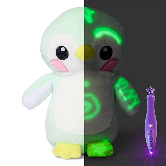 Glowing Plush Toy For Babies Toddler Nighttime Soothing Stuffed Doll With PP Cotton Filling For Bedroom Decors