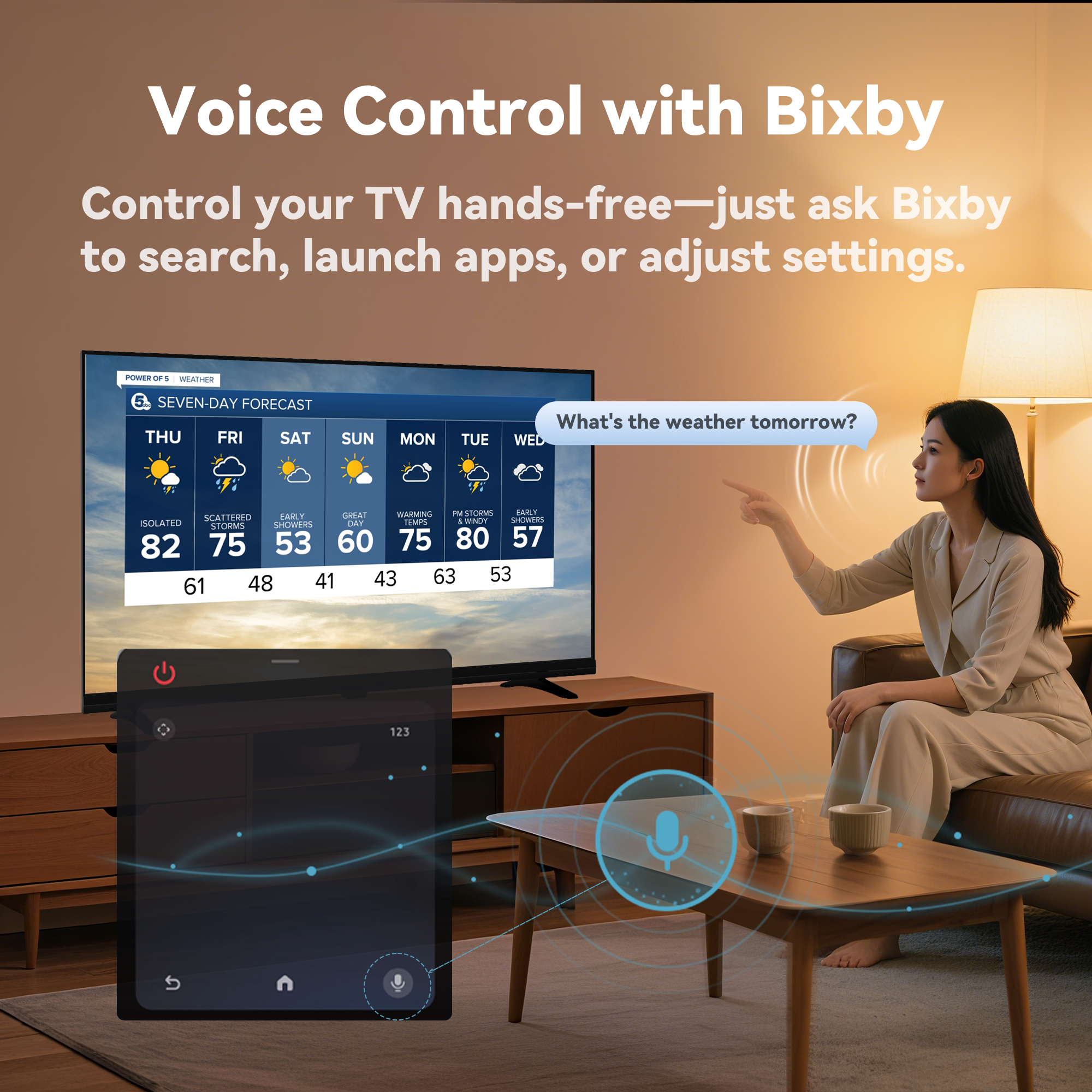 FPD 32" 720p Smart TV with Tizen and Voice Control photo 4
