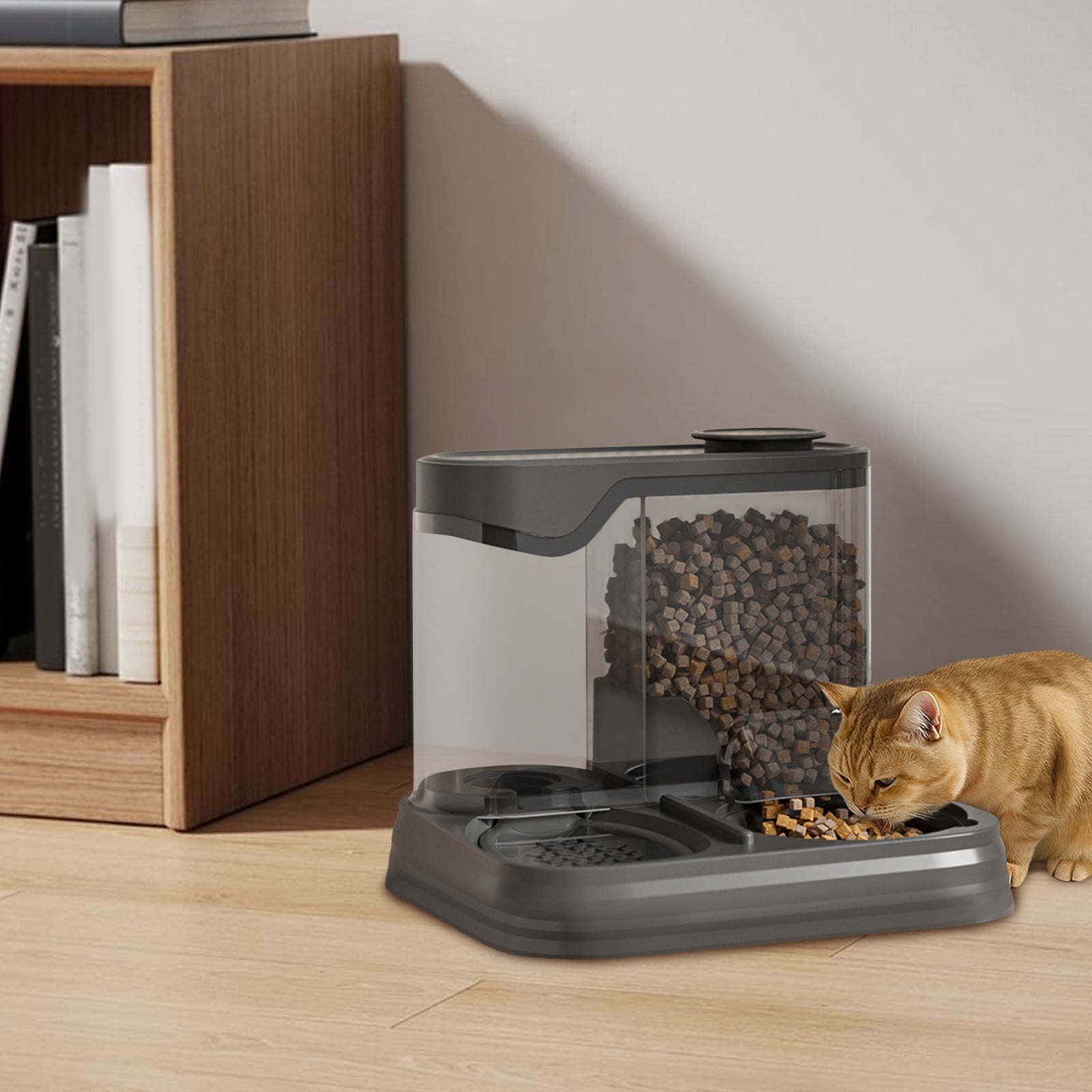 Automatic Pet Feeder and Water Dispenser Set for Dogs and Cats Large Capacity Food Dispenser with Durable Design for All Indoor and Outdoor Use