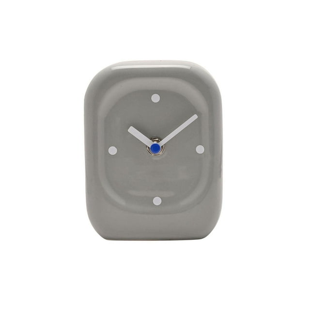 Interval Horloge de Bureau en Porcelaine - Gris