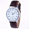 thumbnail image 1 of Reloj de cuarzo para hombre, relojes de moda para hombre, reloj informal de cuero de cuarzo, reloj de negocios, reloj WH, 1 of 2