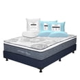 thumbnail image 1 of Colchón Queen Size Ghana Restonic + Box + 2 Almohadas Trinity + Protector de Colchón Trinity, 1 of 12