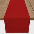 thumbnail image 3 of Creative Products Solid Color Red 16x90 Poly Twill Table Runner, 3 of 3