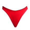 thumbnail image 5 of Sexy Low Rise Swim Briefs - Solid Color, Elastic Waist, Nylon Spandex for Women Swimming, 5 of 6
