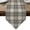 Black, variant on Buffalo Plaid Table Runner Linen Burlap Table Runner 36 Inches Small Deep Maroon Farmhouse Gingham Striped Dresser Scarves for Kitchen Island Coffee Dining Room Party Wedding Holiday Decor 13"x36"