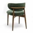 thumbnail image 4 of TOV Furniture Zinea Forest Green Performance Textured Velvet Dining Chair, 4 of 5