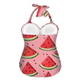 thumbnail image 2 of Suhoaziia Sexy Bikinis for Women One Piece Comfortable String Sexy Bathing Suit for Summer Beach,Summer Watermelon Skin-Friendly Comfortable Swimsuit Coverup Size XL, 2 of 6