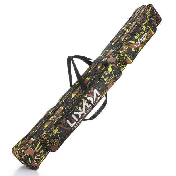 Mochila para exteriores Lixada Bolsa de Pesca de la capa doble de gran capacidad caña de pescar bols Lixada Mochila para exteriores
