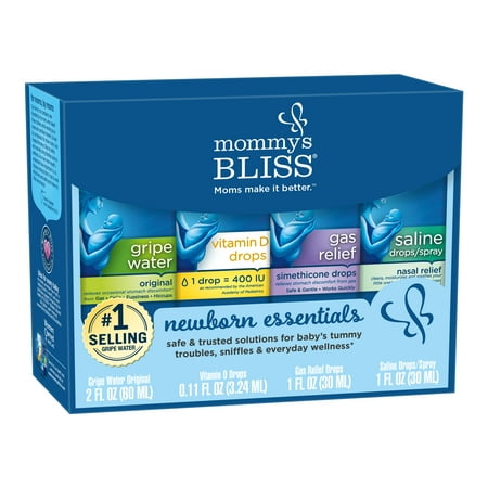 UPC: 0679234050060 | Mommy s Bliss Newborn Set  Included Gripe Water  Vitamin D  Gas Relief  Saline Drops  4 Count