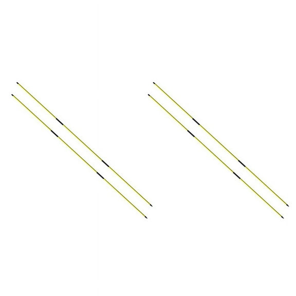 Golf Alignment Sticks Training Aid 4 Pack,3-Section 48 Inch Golf Swing Trainers Foldable Practice Rods Sticks