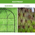 thumbnail image 4 of 16.5 "L x 12.6 "W, No-Dig Fence, Decorative Garden Fence, Rustproof Metal Fence (10 pcs), 4 of 8