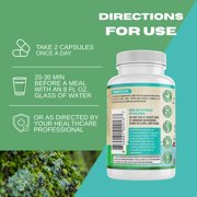 Organic Sea Moss Supplement with Bladderwrack and Burdock Root for Immune Support 60 Capsules