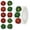 A, variant on putnchl 500 Pieces 1 Inch Christmas Stickers Roll For Envelope - 10 Designs Shape Round Merry Christmas Sticker Self Adhesive Tag Seals Labels For Holiday