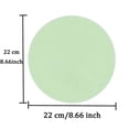 thumbnail image 1 of LEEYNEER Round Mouse Pad Single-sided Solid Color  Non-slip Pad Mouse Pad Suitable for Laptop Office Leather Gaming Mouse Pad, 1 of 5