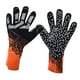 thumbnail image 2 of Guantes Deportivos Strade Fareast Limited Guantes de Fútbol de Poliéster Naranja y Negro, 2 of 8