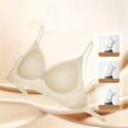 thumbnail image 6 of iHPH7 Long Line Sports Bra Women Padded Workout Crop Tops V Neck Seamless Wirefree Yoga Bra Spaghetti Straps Everyday Lounge Sleep Bralette Breathable Bras White M, 6 of 8