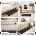 thumbnail image 6 of Logiee Feathers And Butterflies Print Kitchen Mats for Floor Sets of 2,Waterproof Kitchen Rugs,Non Slip Comfort Standing Mat Rug for Home,Runner,Sink,Office,Laundry, 6 of 6