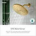 thumbnail image 2 of Moen 6345Ep Moen 1.75 GPM Single Function Rain Shower Head - Gold, 2 of 3