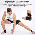 thumbnail image 3 of Youth Ankle Braces, Achilles Tendonitis Brace For Men And Women, Lace Up Ankle Brace For Sprained Ankle, Adjustable Strap Ankle Wrap Ankle Support For, 3 of 3