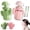 2, variant on Ear Piercing Cleaner Floss with Cactus Storage Case, Disposable Ear Hole Cleaner String for Earring Care, Gentle Piercing Aftercare Cleaning Kit for Women Men, Portable Travel Hygiene Tool