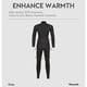 thumbnail image 5 of Traje de neopreno de cuerpo completo de 3 mm para hombres y mujeres, manga larga, calidez espesa para buceo, surf, apnea y entusiastas de la natación en invierno, traje de buceo, 5 of 8
