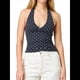 thumbnail image 1 of Tops Halter para Mujer, de Verano, con Escote en V Profundo, Sin Mangas, Color Negro, para Salir, Ropa Y2K Negro M, 1 of 9