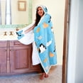 thumbnail image 6 of Catalonia Wearable TV Blanket with Sleeves Arms Warm Micro Plush Sherpa Fleece for Adult Large Wrap Throw Robe 72 x 55”, 6 of 7