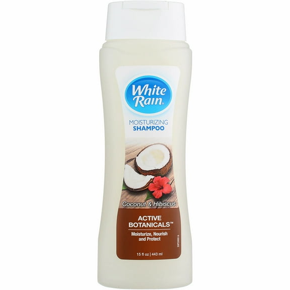 White Rain Moisturizing Shampoo, Coconut & Hibiscus, 15 Oz