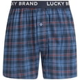 thumbnail image 4 of Boxers Lucky Brand para Hombre Paquete de 4 Algodón 100% Índigo XXL, 4 of 6