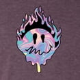 thumbnail image 5 of Wild Bobby Trippy Happy Face Men Premium Tri Blend Tee, 5 of 5