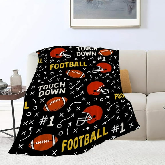 Fall Pumpkin Flannel Throw Blanket Soft Warm Fluffy Farm Flannel Farmhouse Autumn Throw Blanket Thanksgiving Stuff Bedding Blankets Gifts for Women Boys Girls Adults