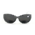 thumbnail image 3 of Women Bifocal Reading Sunglasses Reader Glasses Cateye Vintage Jackie O Leopard Checker, 3 of 5