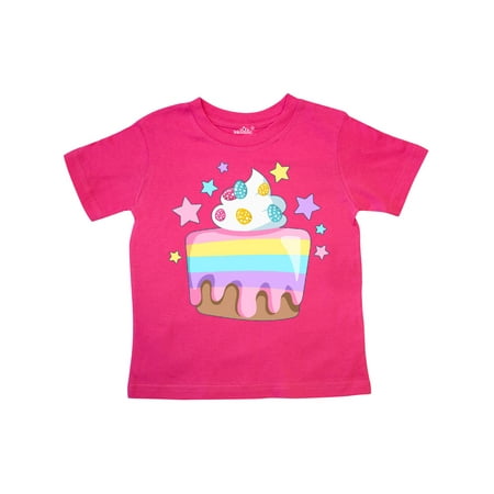 

Inktastic Easter Cake with Pastel Eggs Frosting and Stars Gift Toddler Boy or Toddler Girl T-Shirt