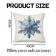 thumbnail image 2 of Funda de almohada navideña, decoración navideña con copos de nieve y árbol de Navidad (núcleo de almohada no incluido), 4 Uds., 2 of 5