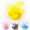 thumbnail image 2 of Cat Plush Ball Interactive Faux Feather Cat Play Ball Kitten Ball Toy with Bell, 2 of 10