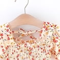 thumbnail image 6 of Godom Little Girls Dress Short Sleeve Dress Cotton Casual Spring Summer Applique Dresse Princess Dress, 6 of 7