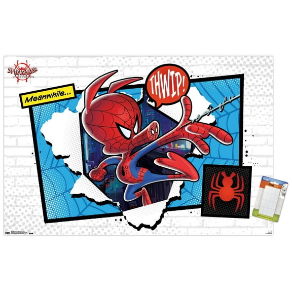Marvel Cinematic Universe - Spider-Man - Into The Spider-Verse - Thwip Wall Poster, 14.725" x 22.375"